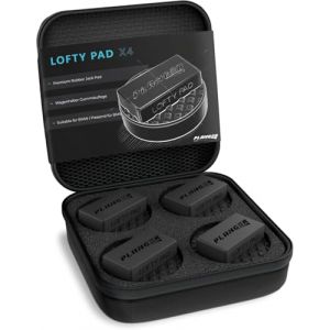 PLANGER® - Lofty Pad – 4X Tampon pour cric avec Conception antidérapante – Protégez Votre Voiture en la Levant par Le cric hydraulique – Construit de Caoutchouc très résistant (Mount Market, neuf)