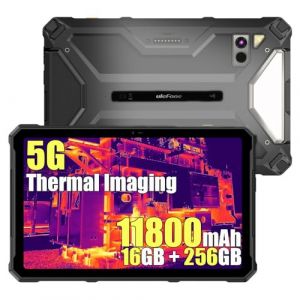 Ulefone Armor Pad 4 Ultra (Thermal Version) 5G Tablette Tactile Incassable, Android 14 Tablet Thermocaméra, 11800mAh, Ecran 10.36'' 2.4K, 16Go+256Go+2To, 2 Haut-Parleur Stéréo, 4G, 5G,NFC,GPS,OTG,IP68 (Téléphones Portables Débloqués Store, neuf)
