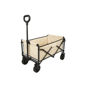 Chariot de transport pliable avec porte-bouteille, 80 l, charge maximale : 100 kg, pour la plage et le camping (Wereseller, neuf)