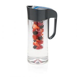 Cucina Sana Carafe avec infuseur &agrave; fruits, 2 l, carafe &agrave; eau infus&eacute;e en Tritan, 100 % sans BPA, passe au lave-vaisselle (bleu) (Instapress, neuf)