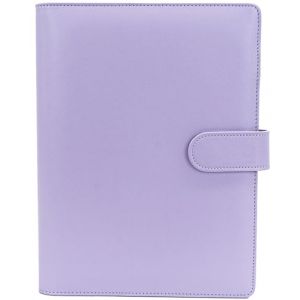 Couverture de classeur A5 en cuir synth&eacute;tique rechargeable &agrave; 6 anneaux avec boucle magn&eacute;tique, organiseur personnel pour pages de recharge A5, pochettes de classeur pour cartes photo, album (Withyu, neuf)