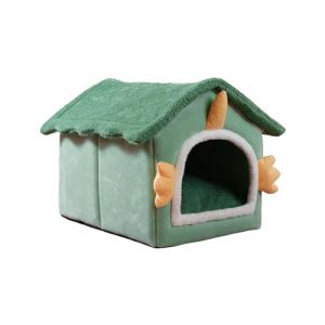 Folpus Maison pour Chat, Grotte Confortable pour Lapin, cabane pour Chat, Tente d'intérieur pour Chien, Fond Amovible antidérapant, nid pour Chien, 33cmx30cmx32cm (palehjvgv, neuf)