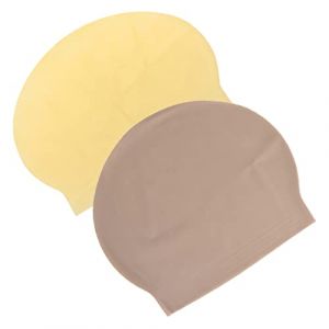 Gatuida 2pi&egrave;ces Bonnet Chauve Latex Pour Adultes Lot De Bonnets Pour Perruque Et Maquillage Couvre-chef Cosplay Sans Irritation (Brandon Zou, neuf)