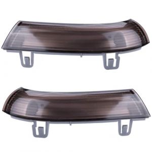 Twowinds - Clignotant Rétroviseur Compatible avec VW Golf 5, Jetta, Passat, Rabbit, Seat Alhambra, Skoda Superb - Latéral Gauche et Droite - 1K0949101-1K0949102 - Indicateur - Fumé (lot de 2) (Autoparts-forless, neuf)