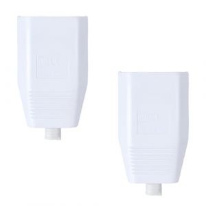 2 Pi&egrave;ces Prise Electrique Femelle, Prise Plate Fiche Electrique, Fiche Femelle, Accouplement Plat Euro 250v/6a Avec D&eacute;charge De Traction, Couplage De Contact De Protection (DanLanYi, neuf)