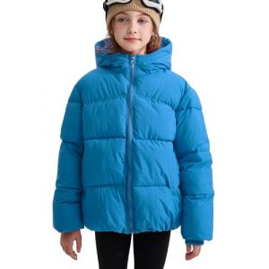 Happy Cherry Doudoune &agrave; Capuche Enfant Fille Gar&ccedil;on Manteau Mi-Long Hiver Chaud Fille Veste Matelass&eacute;e Gar&ccedil;on 140 (Gshishop, neuf)