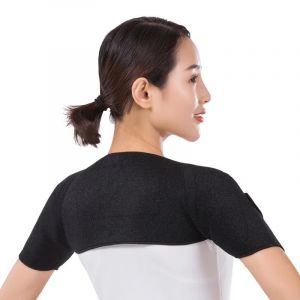 ITODA Unisex Double Support d'&eacute;paule Auto-Chauffant Coussinet d'&eacute;paule Prot&egrave;ge-&eacute;paule Soutien d'&eacute;paule R&eacute;glable Chaud Soulager la Douleur et Blessures Id&eacute;al pour Maison et Bureau (ITODAUK, neuf)
