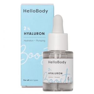 HelloBody Booster à 2% d’ acide hyaluronique (15 ml) – Serum hydratant intense – Lisse les rides, optimise la rétention d’hydratation et renforce la barrière cutanée (GRENION GmbH, neuf)