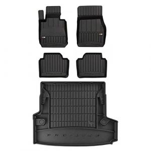 MOTOS Kit de tapis de sol en caoutchouc et tapis de coffre pour BMW Serie 3 F31 2011-2018 Améliorez votre confort de voyage avec tapis antidérapant voiture 3D- Tapis de sol voiture tous temps, protect (MOTOS EU, neuf)