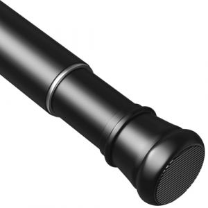 Barre Rideau Douche Tringle Extensible Sans Percage Tringle &agrave; Rideaux Extensible Autobloquante R&eacute;glable Barre Telescopique Pour Salle De Bain Chambre Balcon Noir 46-70CM (TY-EUR, neuf)