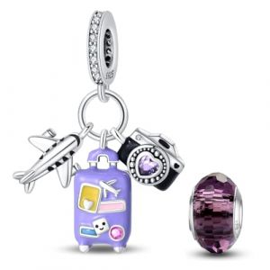 HappyStar Perles Charms Argent Sterling 925 Animal Charm Collection, breloque trèfle à quatre feuilles pour femme, compatible avec les bracelets et colliers européens Pandora (Dongguan liangzhiyang Trading Co., Ltd, neuf)