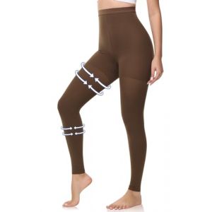 Beister Collant de Contention Femme & Homme Sans Pied Longues, 20-30mmhg Bas de Contention Classe 2 Médicale Soutien Graduel Chaussette de Contention, Pantalons serrés pour Les varices, l'œdème (Beister., neuf)