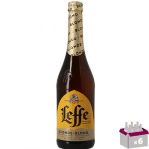 Leffe Bière blonde 6.6° 6x 75 cl verre perdu (Wine And More, neuf)