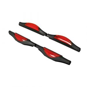 Baceyong Réflecteurs de bord de portière de voiture, films de protection universels pour portière de voiture, bandes de protection pour bord de portière de pare-chocs, réflecteurs de bosses, PVC, roug (Baceyong, neuf)