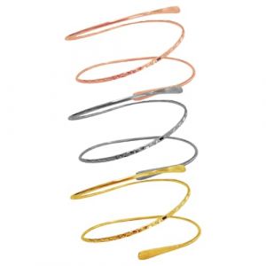 Abaodam Bracelet Manchette Femme Bracelet Bras R&eacute;glable Bijoux M&eacute;tal &Eacute;l&eacute;gant Pour Usage Quotidien Ou &Eacute;v&eacute;nements Formels (Naralimn, neuf)