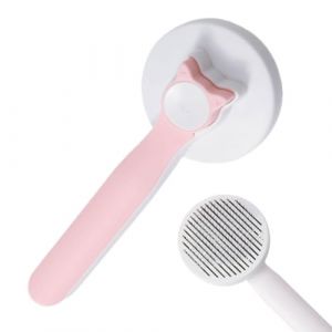 Brosse à perte de compagnie, peigne de toilettage pour animaux de compagnie,Peigne de chien adapté à la peau - Outil de toilettage de massage pour le lapin chiot, poignée ergonomique, fournitures de s (mchenxixi, neuf)