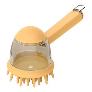 Brosse De Douche Pour Chats | Brosse Massante avec Distributeur de Savon pour Chat,Accessoire de Massage et Nettoyage pour le Toilettage des Animaux de Compagnie (shunba, neuf)