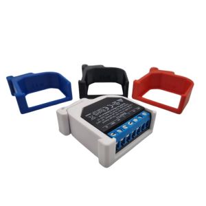 Support adaptateur Shelly Plus pour rail DIN - Support pour relais Shelly Plus 1 1PM, Shelly Plus 2PM I4 Gen2 Gen3 Gen4 - Adaptateur pour domotique sur rail DIN 35 mm Omega - Montage facile et durable (3DPepmakerlab, neuf)