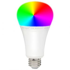 LGIDTECH Mi.Light 2.4GHz RGB+CCT LED Ampoule 12W E27, utilisables avec un variateur, changement de couleur, 2700K-6500K réglable. milight la télécommande et la passerelle sont vendues séparément (LongIsland, neuf)