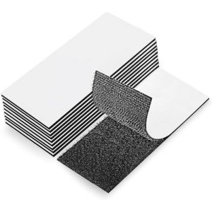 EOTW 10 Pièces Scratch Autocollant Double Face， 5 x 15cm Puissant Scotch Scratch pour La Maison Et Le Bureau Noir Amovible et Réutilisable Bande Scratch Adhésive… (XiaruiFR, neuf)