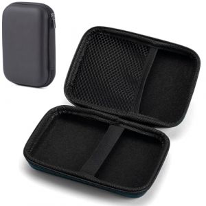 COYUN Pochettes pour Disque Dur,Pochette pour Disque Dur Externe, Pochette avec Proche Filet, Coque EVA Rigide de Sac Sacoche Protection,Un Must pour Tout Disque Dur Externe(Noir) (HLWA RETAILS LTD UKSTORE, neuf)