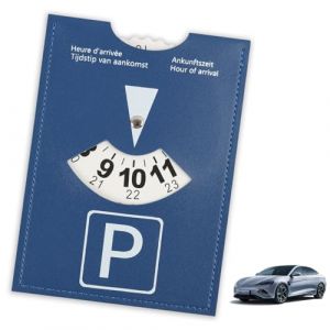 LifgWas Disque de Stationnement en PU Bleu, Disque Zone Bleue Voiture, Mod&egrave;le pour Zone Bleue Europ&eacute;enne, Disque de Stationnement, Horodateur Voiture, Parking Disc, Horodateur Manuel (SongFeiX, neuf)