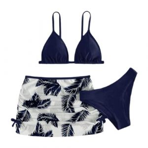 Maillot Adolescente Maillot De Bain Deux Pièces Maillot De Bain Ronde Maillot De Bain 14 Ans Maillot De Bain Maillots Deux Pièces Ensemble 3 Pièces Maillot De Bain Maillot (PINTUTU SEXY, neuf)