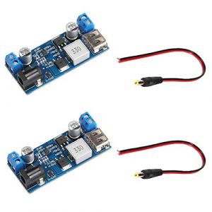 Youmile 2Pcs 12v à 5v Convertisseur 5A Step-Down Alimentation 24V / 12V à 5V Régulateur de tension 5A CC 9V-36V Réducteur pour transformateur de tension DC 5V-5.3V 3.5-6A (YoumileDirect, neuf)