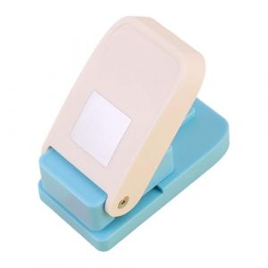 kowaku Perforatrice à Onglets Rectangle, Perforatrice d'étiquettes multifonctionnelles avec Lame en Acier au Carbone, Accessoire Créatif pour Création d'Étiquettes, d'Albums DIY et de Cartes de Vœux (kowaku, neuf)