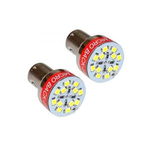 Lot de 2 ampoules LED universelles Bip de recul P21 BA15S 12 V (AUTOBITS UK, neuf)
