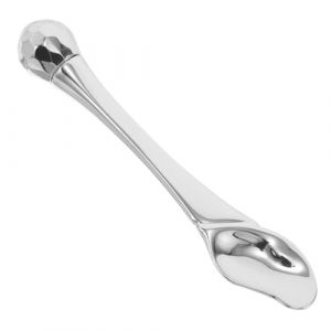 VILLFUL Applicateur Cr&egrave;me Yeux M&eacute;tal avec Spatule et Bille Rouleuse Massage Visage Anti-puffiness Outil Pr&eacute;cis pour Soin Contour des Yeux et Cr&egrave;me Visage (WANHALA, neuf)