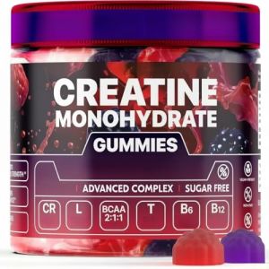 Gummies &agrave; la cr&eacute;atine monohydrate, convient aux hommes et aux femmes, pour l'&eacute;nergie et la force musculaire (fwhzd, neuf)
