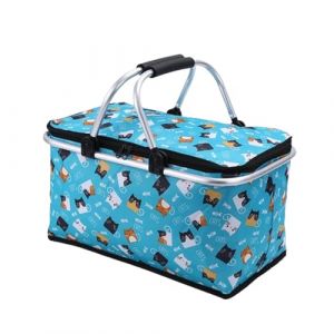 Panier De Pique-Nique 30L Sac Isotherme Panier À Lunch Sac Isotherme Sac Isotherme Sac Isotherme pour Pique-Nique en Plein Air Voyage pour Bureau Camping Pique-Nique Voyage (hinetinly, neuf)