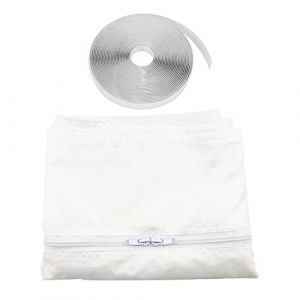 Jeorywoet Joint de fenêtre du climatiseur Jceau de fenêtre Universel pour Le climatiseur Portable Séchonage de Tumble avec Ruban à Crochet à Fermeture éclair 300 cm, kit de fenêtre du climatiseur (ShaoHua-FR, neuf)