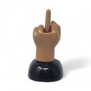 Starlet24 Figurine solaire qui bouge avec doigt d'honneur : d&eacute;coration amusante pour fen&ecirc;tre, table et voiture. Doigt d'honneur mobile. Fonctionne &agrave; l'&eacute;nergie solaire, pas de piles, plaquette adh&eacute;sive (Starlet24, neuf)