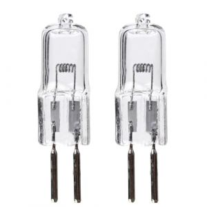 JZLBBC GY6.35 50W 24V Ampoules halog&egrave;nes 2 broches Dimmable T4 Q35 / GY6.35 / CL transparentes Lampe halog&egrave;ne G6.35 24V 75W 100W 150W Blanc chaud 1PCS 10W (Caihongstron, neuf)