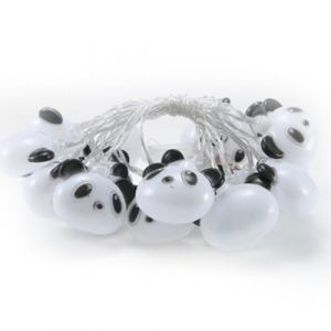 Wudaizhi Guirlande Lumineuse USB en Forme de Panda, 10 LED, Lampes d&eacute;coratives en Forme de Panda Mignon, &eacute;clairage Suspendu pour Chambre, Jardin, f&ecirc;tes, Mariage et Vacances (xiangsing, neuf)
