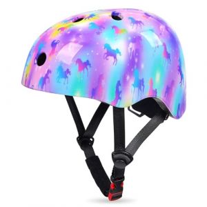 Unicorn Castle Casque Velo Enfant Filles Garçons 3-8 Ans Casques de Vélo Enfants pour Skate Draisienne Moto Skateboard Casque Scooter Enfant (Unicorn Castle EU, neuf)