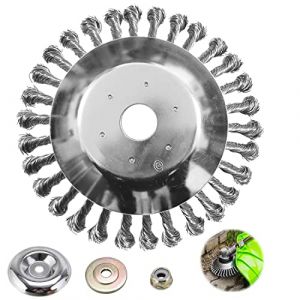 munloo Tete Brosse D&eacute;broussailleuse, 150x25.4mm Brosse Desherbage Debroussailleuse, Debroussailleur pour Outils de Pelouse Jardin Agriculture (6 Pouce) (meeloo, neuf)