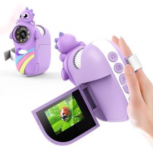 Euakee 1000X Microscope pour Enfants, Microscope Numérique Portable avec Écran IPS de 2", avec Carte SD de 32 Go, Petiscope de Poche avec 8 LED Réglables, pour Enfants et Étudiants, Violet (Vaaaipokin, neuf)