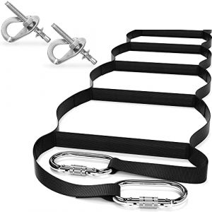 &Eacute;chelle de Sauvetage avec Ancres d'escalade 5 m | &Eacute;chelle de Secours Contre l'incendie | Inclut Un Mousqueton &ndash; L&eacute;g&egrave;re et Durable jusqu'&agrave; 200 kg | &Eacute;quipement d'urgence | Secours Enfants/Adultes (Everest's Toys, neuf)