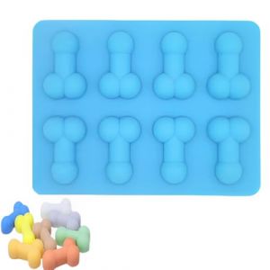 Moules &agrave; G&acirc;teau en Silicone, Bacs &agrave; Gla&ccedil;ons, Silicone Rigolo Moule a Glacon, Forme de Nouveaut&eacute; Moule, Ustensile Souple P&acirc;tisserie, en Moule Silicone Facile &agrave; D&eacute;mouler, pour Chocolat & G&acirc;teaux, F&ecirc;te (EUROEDI SPEDITION, neuf)