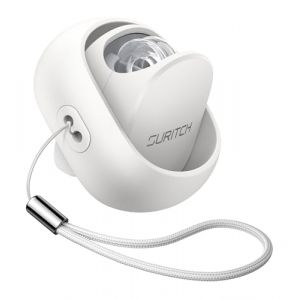 SURITCH Mallette de Transport Compatible avec Loop Boules Quies,Étui Rotatif à 360° avec Lanière pour Bouchon D'oreille,Boîte de Conteneur de Stockage pour Boules Quies et Accessoires (Blanc) (JOYRICH, neuf)