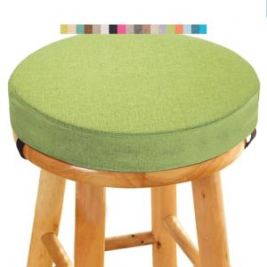 Coussin de Tabouret Ronde - Galette de Chaise Ronde Confortable - 30/35/40/45/50cm - Coussin de Chaise pour Salle à Manger, Cuisine, Bureau, Bar, Jardin, Intérieur/Extérieur(A8,40x5CM/15.7x2inch) (Fengzi Comprehensive, neuf)