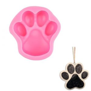 en Silicone mignon, moule en Silicone en forme de patte de chien pour savon moule à sucre réutilisable pour la cuisson de la décoration de gâteau au chocolat (YANG  BIN  DE  DIAN, neuf)