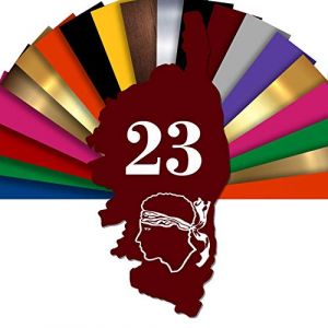 Numéro De Maison Corse Personnalisable – Plaque De Numéro De Rue Forme Corsica PVC Extérieur - Numéro Gravé – 20 x 10 cm (Bordeaux) (GRAVURE ET COMPAGNIE, neuf)