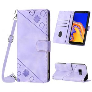 Mo-Beauty Coque pour Samsung Galaxy J4 Plus 2018/J4 Prime, PU Leather Flip Portefeuille &Eacute;tui en Cuir, [3 Porte Cartes] [Fermeture magn&eacute;tique] Coque pour Samsung J4 Plus 2018 - Violet (Mo-Beauty EU Store, neuf)
