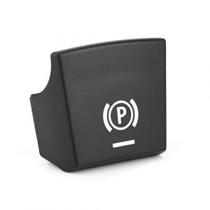 Qiilu Bouton de Commutation de stationnement de Frein &agrave; Main de Voiture, 61312822518 Couvercle d'autocollant de Bouton de commutateur de Frein de stationnement de Frein &agrave; Main de Voiture (Moonyeu, neuf)