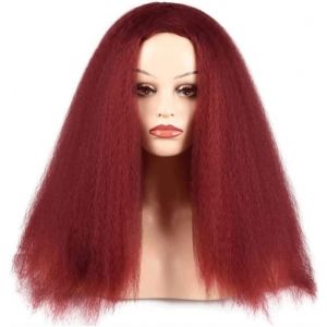 Naturelle Perruque Perruque Longue Perruque Afro Perruques Pour Les Femmes Noires Perruque De Cheveux Naturels Perruque De Cheveux Raides Perruque Synthétique Perruque Naturelle Cheveux Naturel (yizhishizizaichuangtou, neuf)