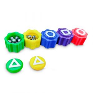 TOYPLASH - 5 Pièces Jeu Gonggi Coréen Original - Les Osselets Coreens Jeux Traditionnel Coreen - Gonggi Korean - Jeux de Voyage et de Poche Gongi - Osselets Jeu Plastique Gong gi (Sac en Plastique) (VERY IMPORTANT RUNNER, neuf)